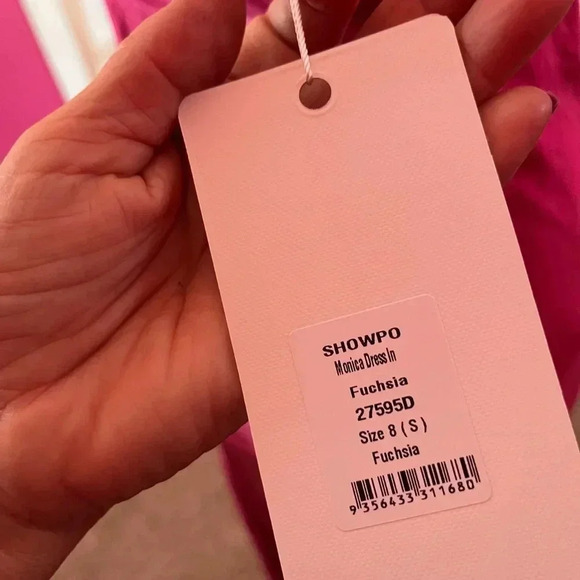 Fuchsia slip dress - Picture 4 of 8